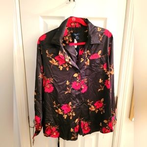 Brand New W Tag Ralph Lauren 2 Pc Satin Pajamas LARGE